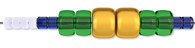 Stringed seed beads